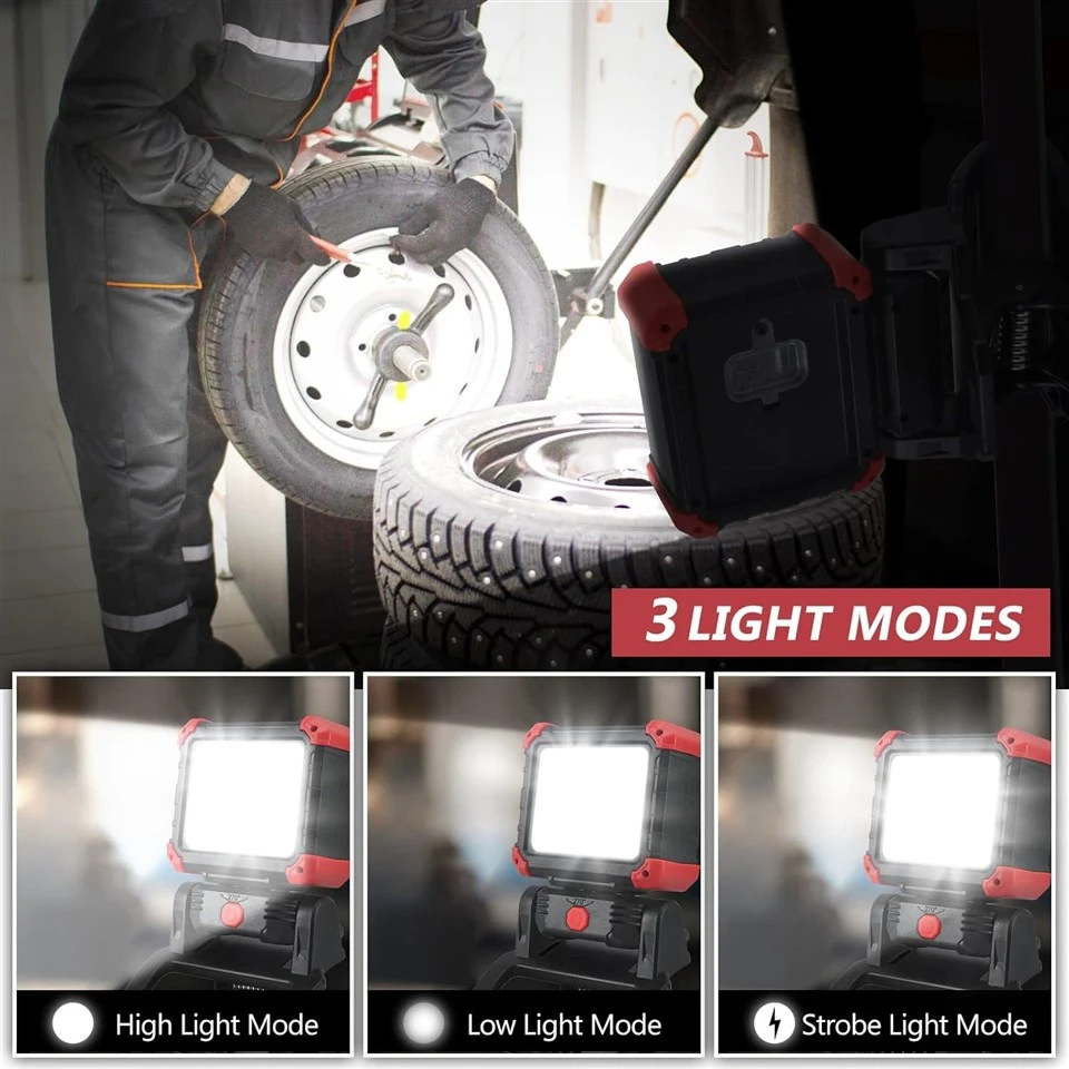 LED Rechargeable Work Light With Clamp best