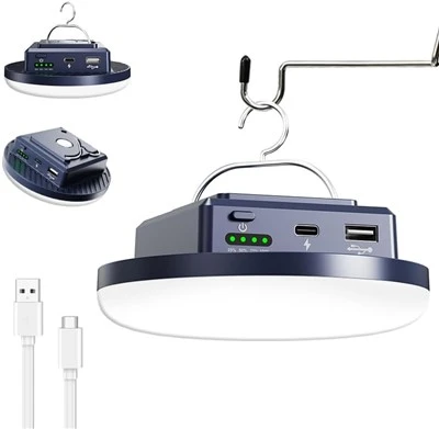 Luces de camping portátiles USB recargables al aire libre