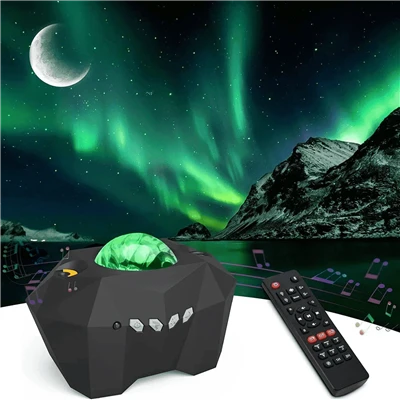 Proyector Night Galaxy Northern Lights Aurora con altavoz Bluetooth remoto