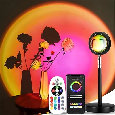 Lámpara de puesta de sol para proyector